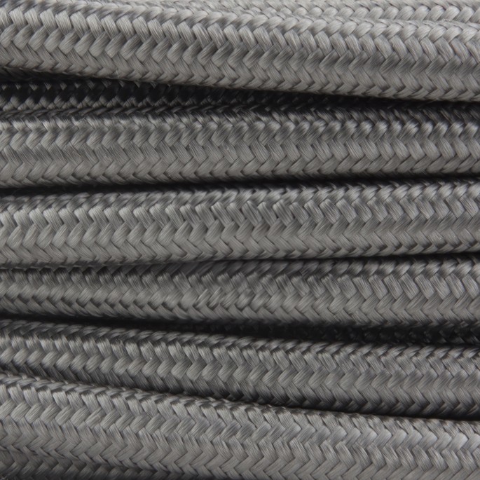 Dark Grey Silk - Round