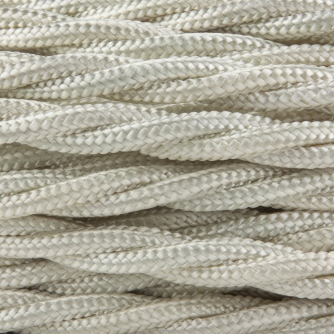 Seta AVORIO - Trecciato