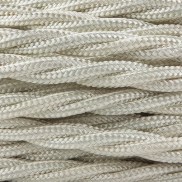 Seta AVORIO - Trecciato