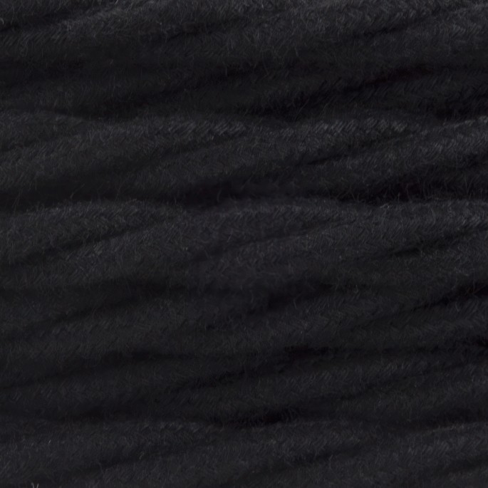 BLACK Cotton - Braided
