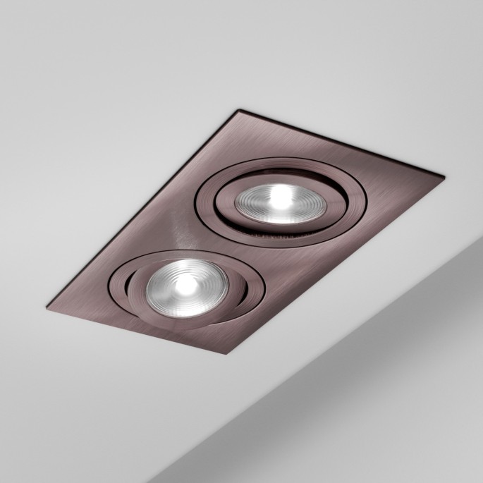 Faretto SQUARE x2 - basculante